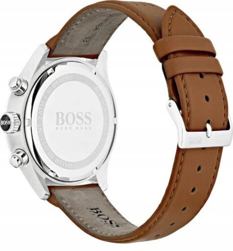 Hugo Boss Champion White Dial Brown Leather Strap Watch for Men - 1513879 Buy Now By Hugo Boss