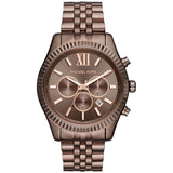 Michael Kors Lexington Chronograph Brown Dial Brown Steel Strap Watch For Men - MK8522 Buy Now By Michael Kors