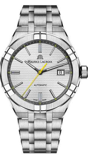 Maurice Lacroix Aikon Automatic Grey Dial Silver Steel Strap Watch For Men - AI6008-SS00F-231-A Buy Now By Maurice Lacroix