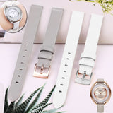 Swarovski Crystalline Aura Silver Dial Beige Leather Strap Watch for Women - 5519450 Buy Now By Swarovski