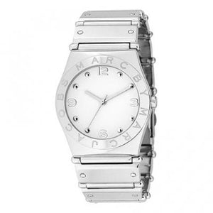 Marc Jacobs Amy White Dial Silver Steel Strap Watch for Women - MBM8518 Buy Now By Marc Jacobs