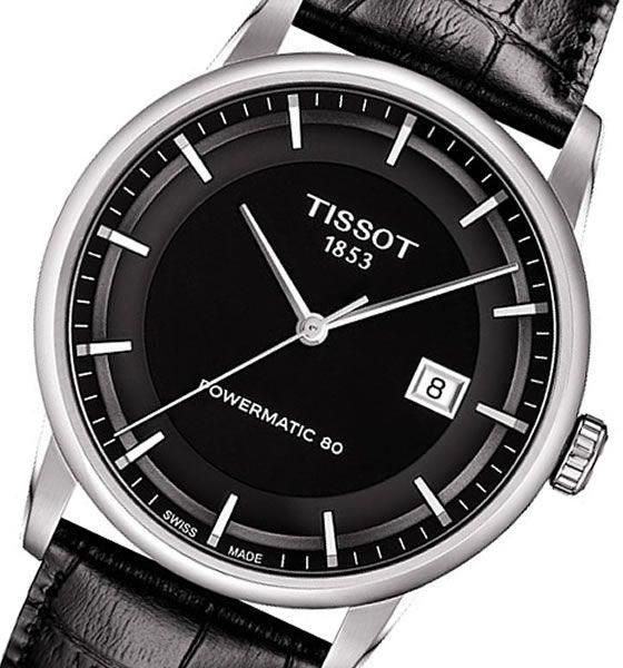 Tissot T Classic Luxury Black Dial Black Leather Strap Watch For Men - T086.407.16.051.00 Buy Now By Tissot
