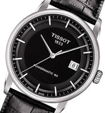 Tissot T Classic Luxury Black Dial Black Leather Strap Watch For Men - T086.407.16.051.00 Buy Now By Tissot