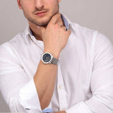 Maserati Stile Blue Dial Silver Steel Strap Watch For Men - R8853142006 Buy Now By Maserati