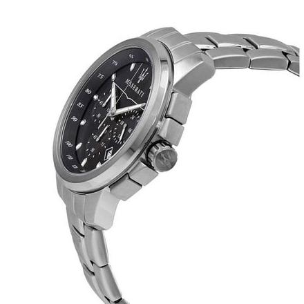 Maserati Successo Chronograph Black Dial Silver Steel Strap Watch For Men - R8873621001 Buy Now By Maserati