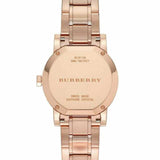Burberry The City Diamonds Rose Gold Dial Rose Gold Steel Strap Watch for Women - BU9126 Buy Now By Burberry