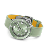 Breitling Superocean Heritage '57 Pastel Paradise Green Dial Green Leather Strap Watch for Women - A10340361L1X1 Buy Now By Breitling