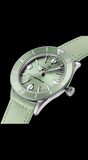 Breitling Superocean Heritage '57 Pastel Paradise Green Dial Green Leather Strap Watch for Women - A10340361L1X1 Buy Now By Breitling