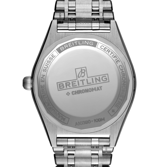 Breitling Chronomat Automatic 36 White Dial Silver Steel Strap Watch for Women - A10380101A2A1 Buy Now By Breitling
