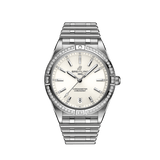 Breitling Chronomat Automatic 36 Diamonds White Dial Silver Steel Strap Watch for Women - A10380591A1A1 Buy Now By Breitling