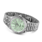 Breitling Chronomat Automatic 36 Diamonds Green Dial Two Tone Steel Strap Watch for Women - A10380591L1A1 Buy Now By Breitling