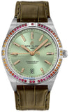 Breitling Chronomat Automatic 36 South Sea Green Dial Green Leather Strap Watch for Women - A10380611L1P1 Buy Now By Breitling