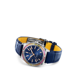 Breitling Chronomat Automatic 36 South Sea Blue Dial Blue Leather Strap Watch for Women - A10380611C1P1 Buy Now By Breitling