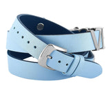 Versace V Flare Silver Dial Blue Leather Strap Watch for Women - VEBN00118 Buy Now By Versace