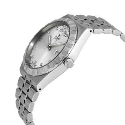 Tudor Royal Day Date Diamonds Automatic Silver Dial Silver Steel Strap Watch for Men - M28600-0002 Buy Now By Tudor