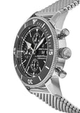 Breitling Superocean Heritage Chronograph 44 Black Dial Silver Mesh Bracelet Watch for Men - A13313121B1A1 Buy Now By Breitling