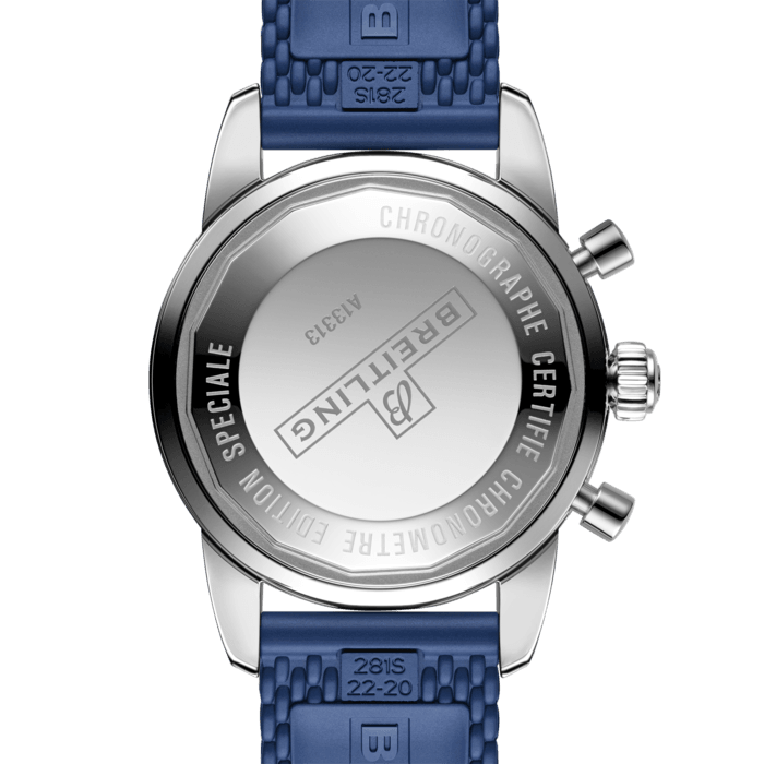 Breitling Superocean Heritage Chronograph 44 Blue Dial Blue Mesh Bracelet Watch for Men - A13313161C1S1 Buy Now By Breitling