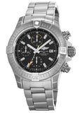 Breitling Avenger Chronograph 45mm Black Dial Silver Steel Strap Watch for Men - A13317101B1A1 Buy Now By Breitling
