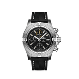 Breitling Avenger Chronograph 45mm Black Dial Black Leather Strap Watch for Men - A13317101B1X1 Buy Now By Breitling