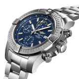 Breitling Avenger Chronograph 45mm Blue Dial Silver Steel Strap Watch for Men - A13317101C1A1 Buy Now By Breitling