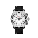 Breitling Super Avenger Chronograph 48 White Dial Black Nylon Strap Watch for Men - A133751A1A1X1 Buy Now By Breitling