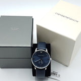 Emporio Armani Analog Quartz Blue Dial Blue Leather Strap Watch For Men - AR1647 Buy Now By Emporio Armani