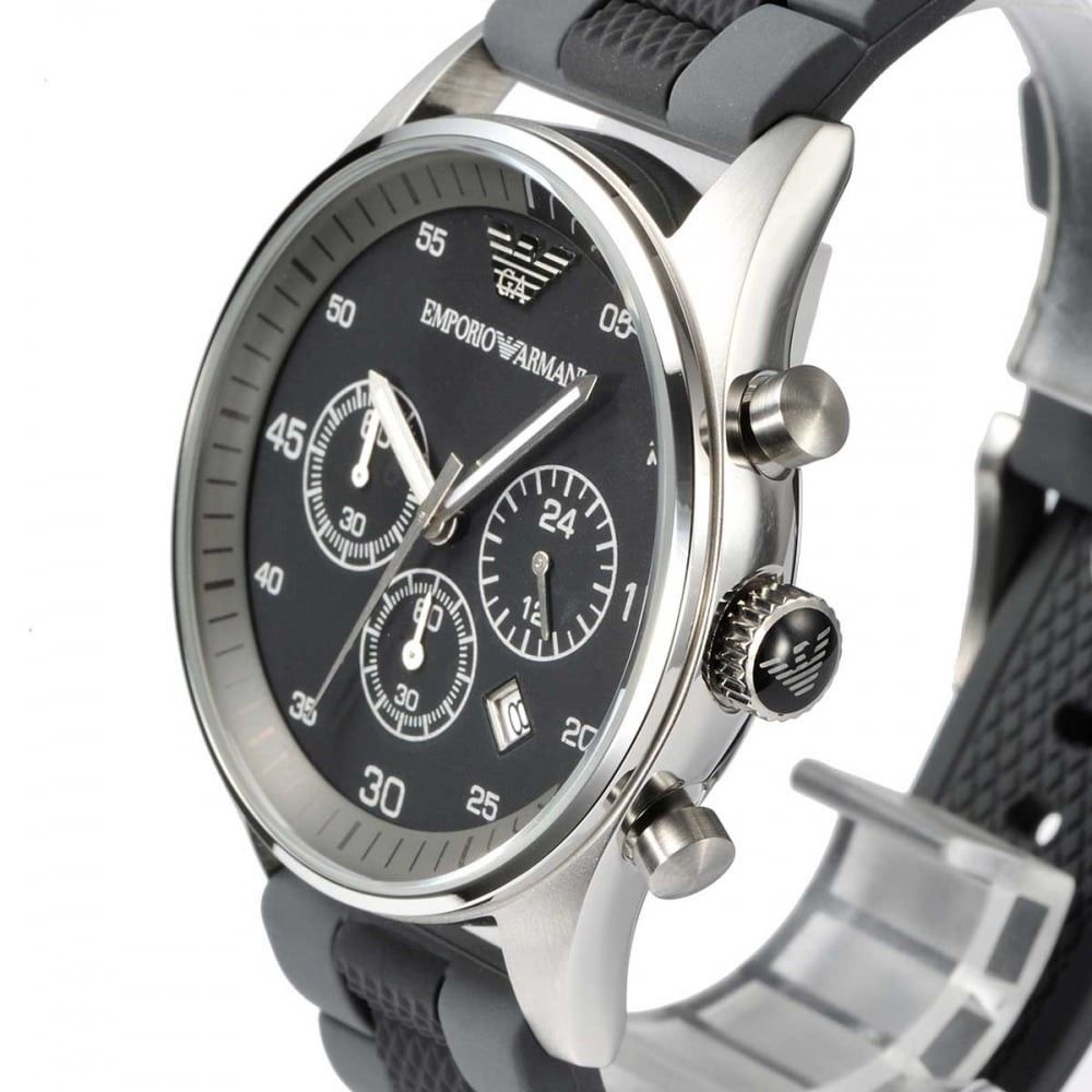 Emporio Armani Sportivo Black Dial Two Tone Ceramic Bracelet Watch For Men - AR5866 Buy Now By Emporio Armani