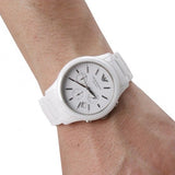 Emporio Armani Ceramica Chronograph White Dial White Strap Watch For Men - AR1453 Buy Now By Emporio Armani
