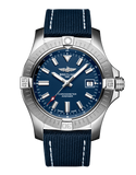 Breitling Avenger Automatic 43 Blue Dial Blue Nylon Strap Watch for Men - A17318101C1X1 Buy Now By Breitling