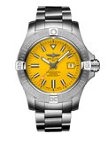 Breitling Avenger Automatic 45mm Seawolf Yellow Dial Silver Steel Strap Strap Watch for Men - A17319101/1A1 Buy Now By Breitling