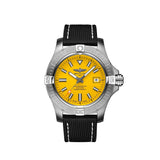 Breitling Avenger Automatic 45 Seawolf Yellow Dial Black Nylon Strap Watch for Men - A17319101I1X1 Buy Now By Breitling