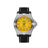 Breitling Avenger Automatic 45 Seawolf Yellow Dial Black Nylon Strap Watch for Men - A17319101I1X1 Buy Now By Breitling