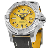 Breitling Avenger Automatic 45 Seawolf Yellow Dial Black Nylon Strap Watch for Men - A17319101I1X1 Buy Now By Breitling