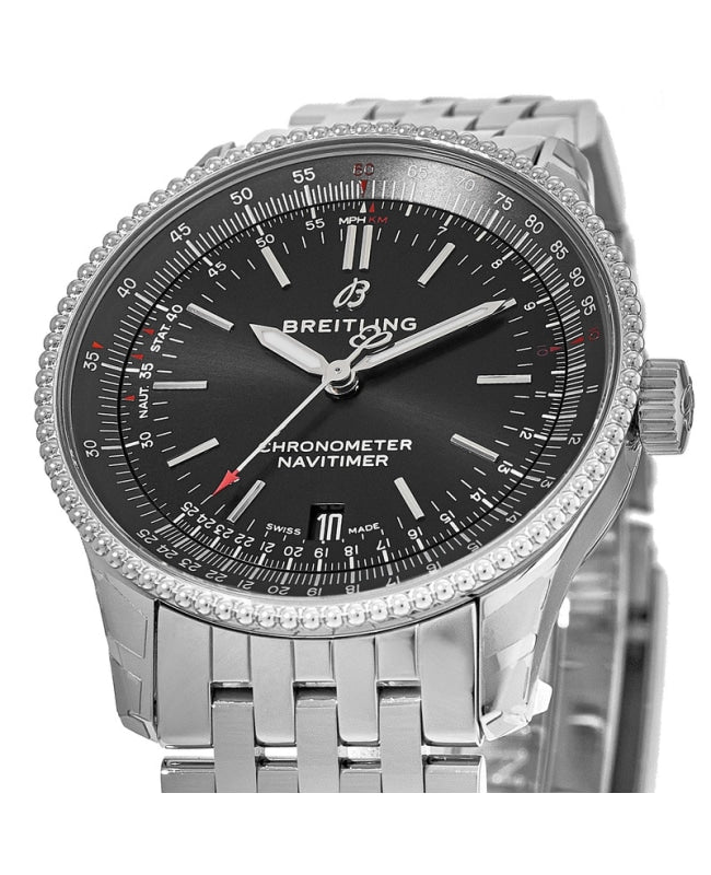 Breitling Navitimer Automatic 38mm Black Dial Stainless Steel Mens Watch - A17325241B1A1 Buy Now By Breitling