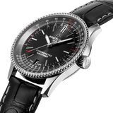 Breitling Navitimer Automatic 38mm Black Dial Black Leather Strap Mens Watch - A17325241B1P1 Buy Now By Breitling