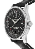 Breitling Navitimer Automatic 38mm Black Dial Black Leather Strap Mens Watch - A17325241B1P1 Buy Now By Breitling
