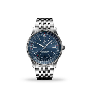 Breitling Navitimer Automatic 41mm Blue Dial Silver Steel Strap Watch for Men - A17326161C1A1 Buy Now By Breitling