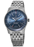 Breitling Navitimer Automatic 41mm Blue Dial Silver Steel Strap Watch for Men - A17326161C1A1 Buy Now By Breitling