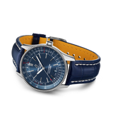Breitling Navitimer Automatic 41 Blue Dial Blue Leather Strap Watch for Men - A17326161C1P3 Buy Now By Breitling