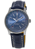 Breitling Navitimer Automatic 41 Blue Dial Blue Leather Strap Watch for Men - A17326161C1P3 Buy Now By Breitling