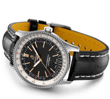 Breitling Navitimer 1 Automatic 41mm Black Dial Black Leather Strap Mens Watch - A17326211B1P2 Buy Now By Breitling