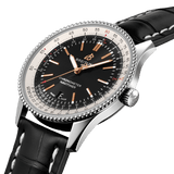Breitling Navitimer 1 Automatic 41mm Black Dial Black Leather Strap Mens Watch - A17326211B1P2 Buy Now By Breitling