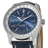 Breitling Navitimer 1 Automatic 41mm Blue Dial Blue Leather Strap Mens Watch - A17326211C1P4 Buy Now By Breitling