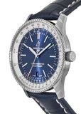 Breitling Navitimer 1 Automatic 41mm Blue Dial Blue Leather Strap Mens Watch - A17326211C1P4 Buy Now By Breitling