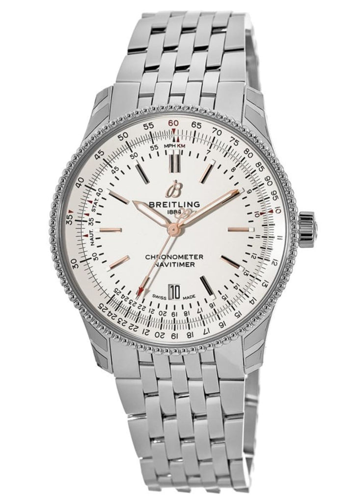 Breitling Navitimer Automatic 41mm White Dial Stainless Steel Mens Watch - A17326211G1A1 Buy Now By Breitling