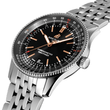 Breitling Navitimer Automatic 41mm Black Dial Silver Steel Strap Watch for Men - A17326241B1A1 Buy Now By Breitling