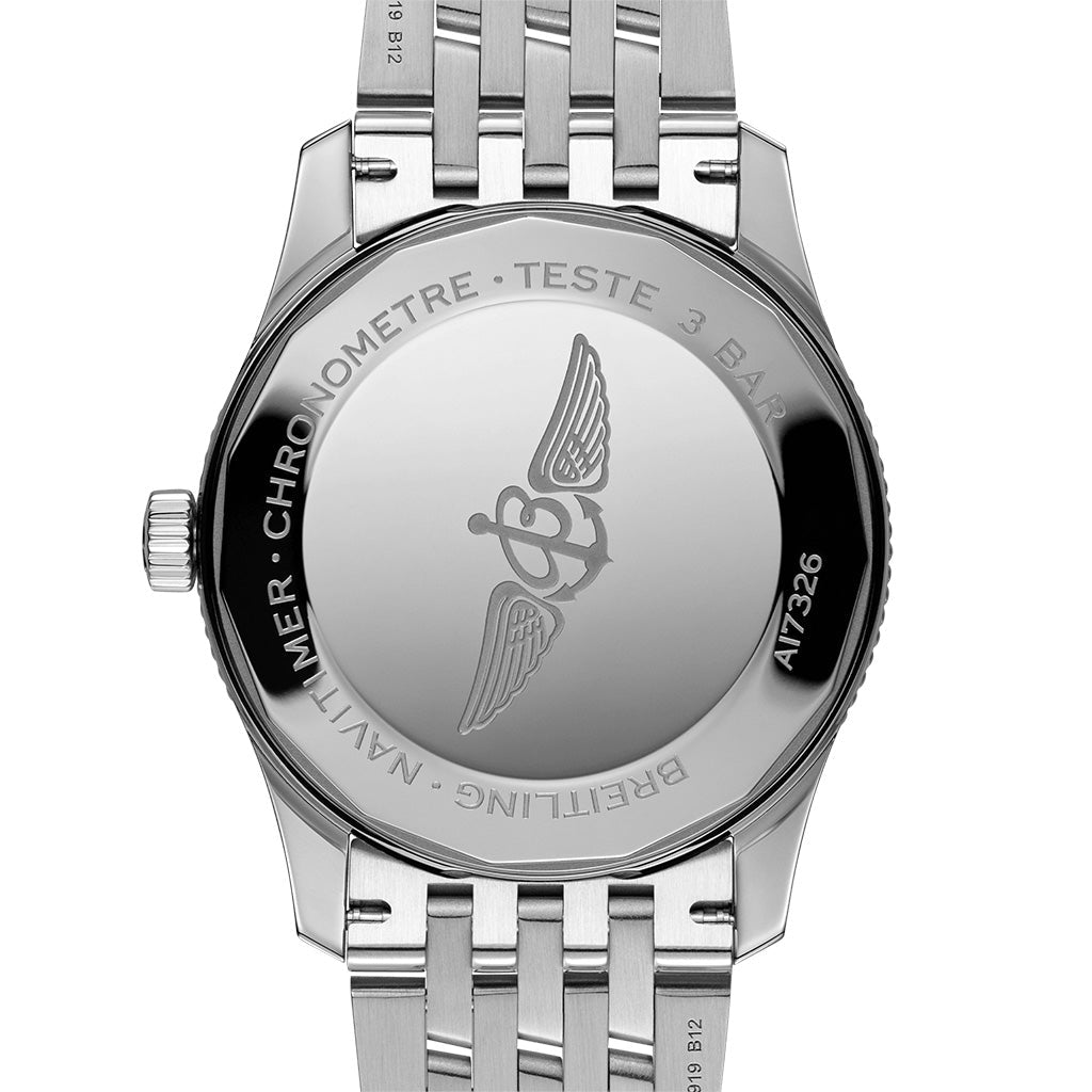 Breitling Navitimer Automatic 41mm Green Dial Silver Steel Strap Watch for Men - A17326361L1A1 Buy Now By Breitling