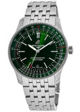 Breitling Navitimer Automatic 41mm Green Dial Silver Steel Strap Watch for Men - A17326361L1A1 Buy Now By Breitling