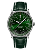 Breitling Navitimer Automatic 41mm Green Dial Green Leather Strap Watch for Men - A17326361L1P1 Buy Now By Breitling
