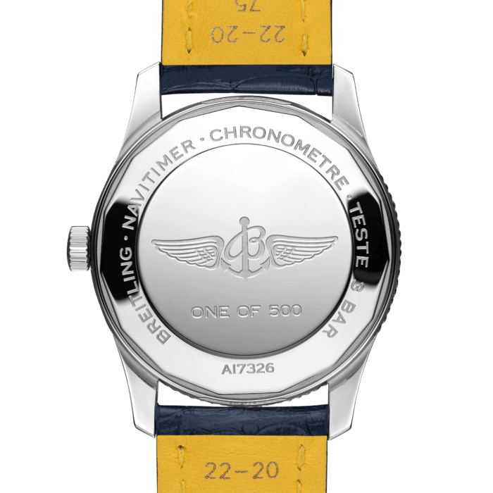 Breitling Navitimer Automatic 41mm White Dial Blue Leather Strap Watch for Men - A173263A1G1P1 Buy Now By Breitling